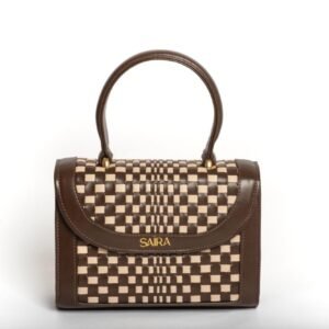 Bolsa Mini Odete Weaving Café Nude