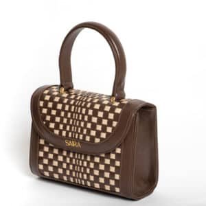 Bolsa Mini Odete Weaving Café Nude