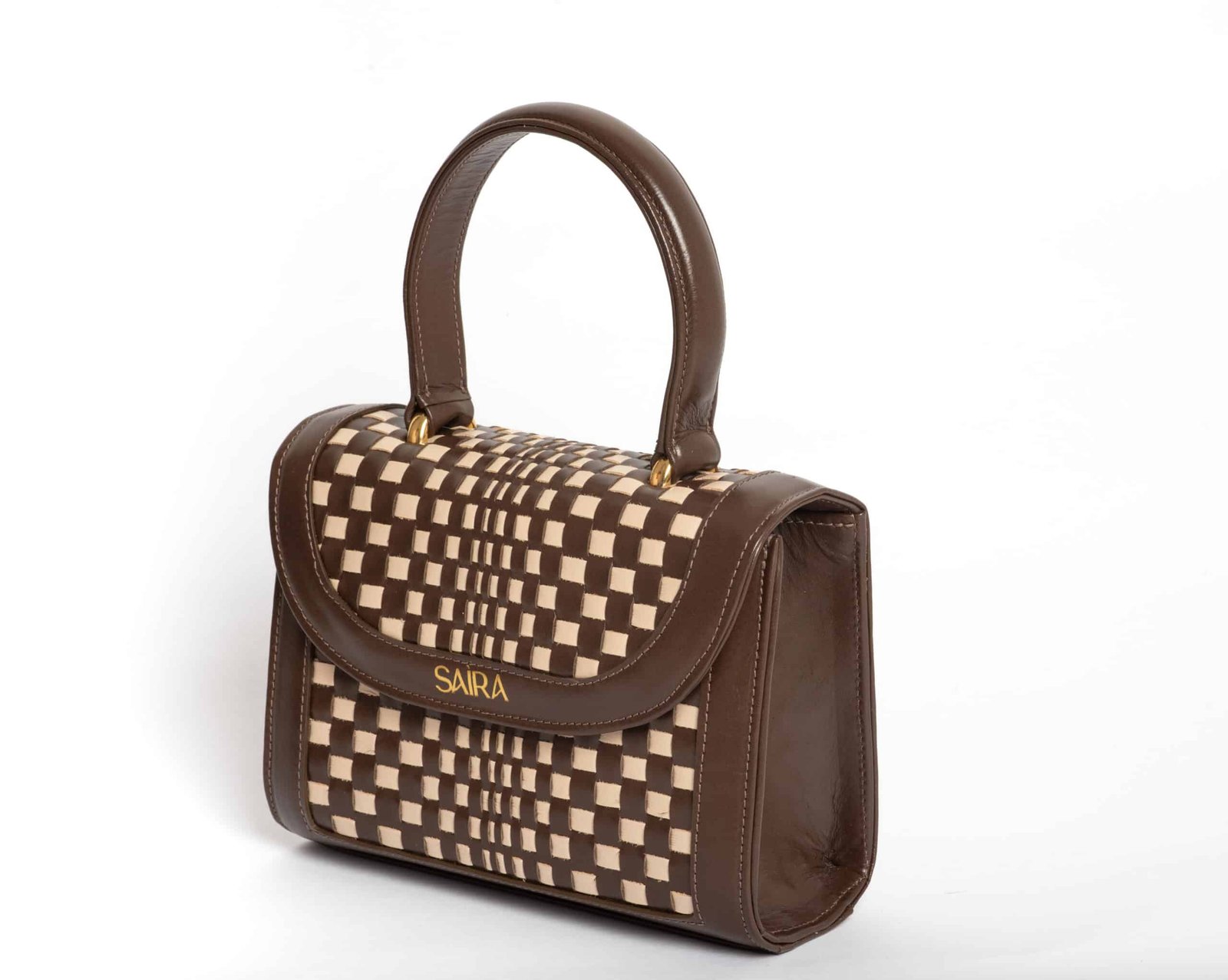 Bolsa Mini Odete Weaving Café Nude - Image 2