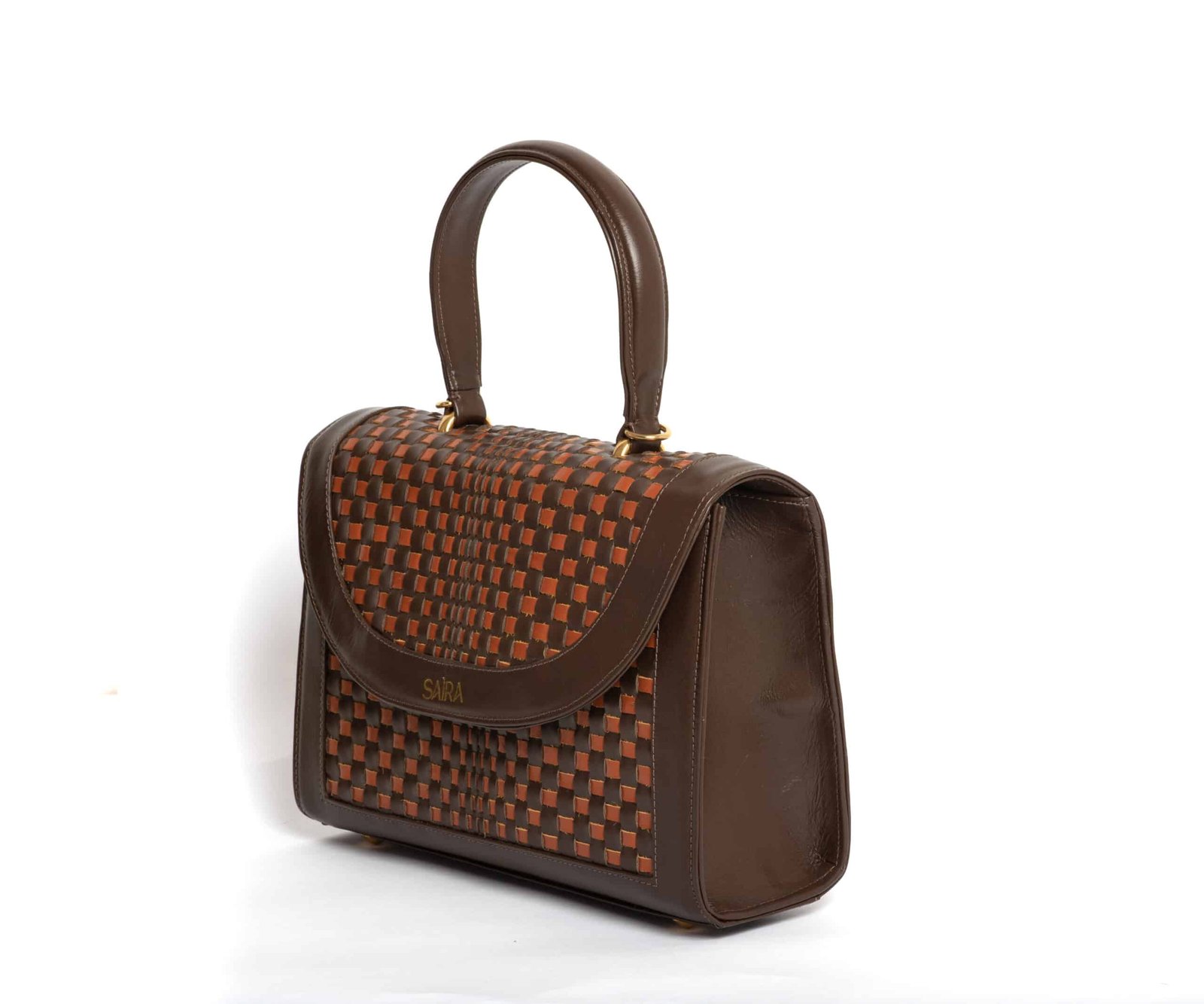 Bolsa Odete Weaving Café Caramelo - Image 2